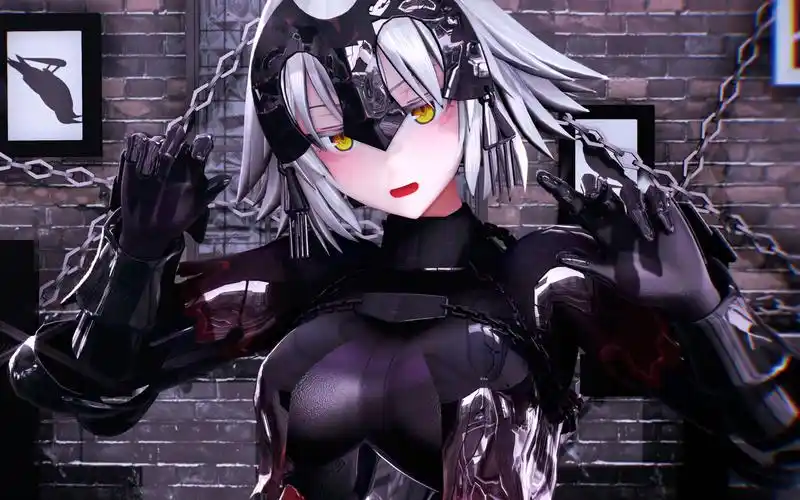 【fgo/mmd】黑贞的hibikase