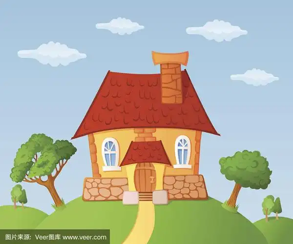 卡通房子