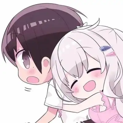 q版可爱动漫情头一对两张