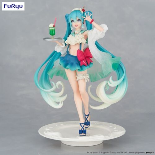 日本正版 furyu 初音未来 v家 miku 魅力无限 甜品系列 景品 手办