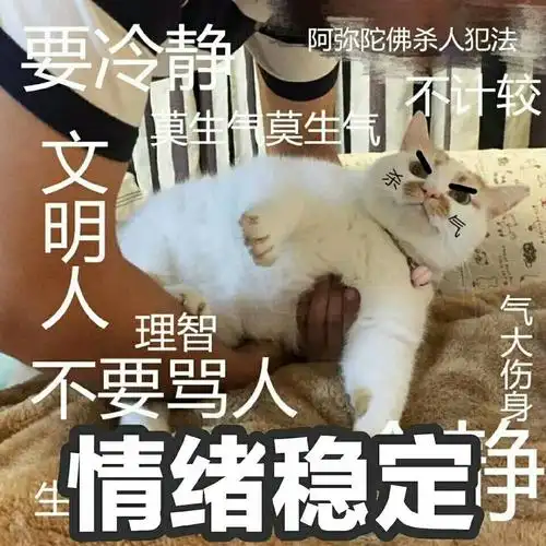要冷静文明人不要骂人理智情绪稳定