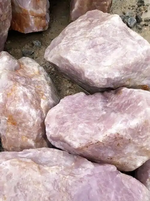 天然石原石 蛋白石 金砂石 蓝砂石 天然石 紫晶 松石_渚星天然石_义乌