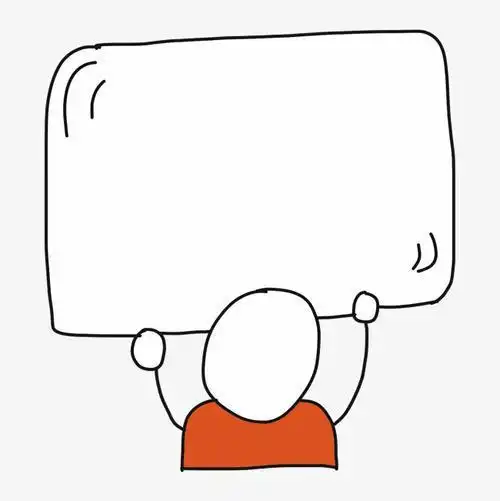 小孩举着牌子简笔画小人举牌简笔画举着白色纸张的同学简笔画大全举着