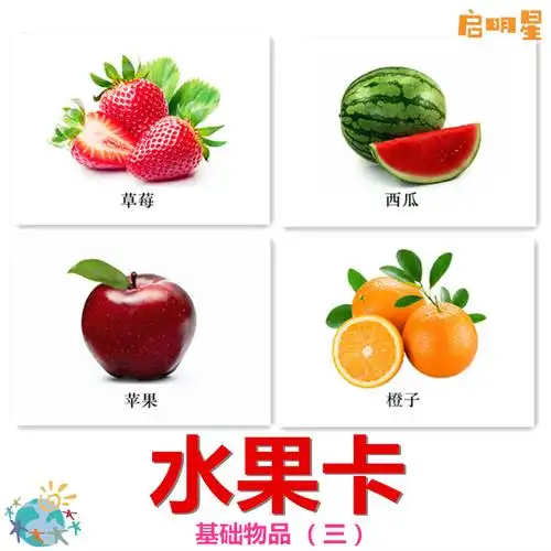 影子配对实物日用品水果自闭症孤独症认知卡儿童早教训练塑封卡片