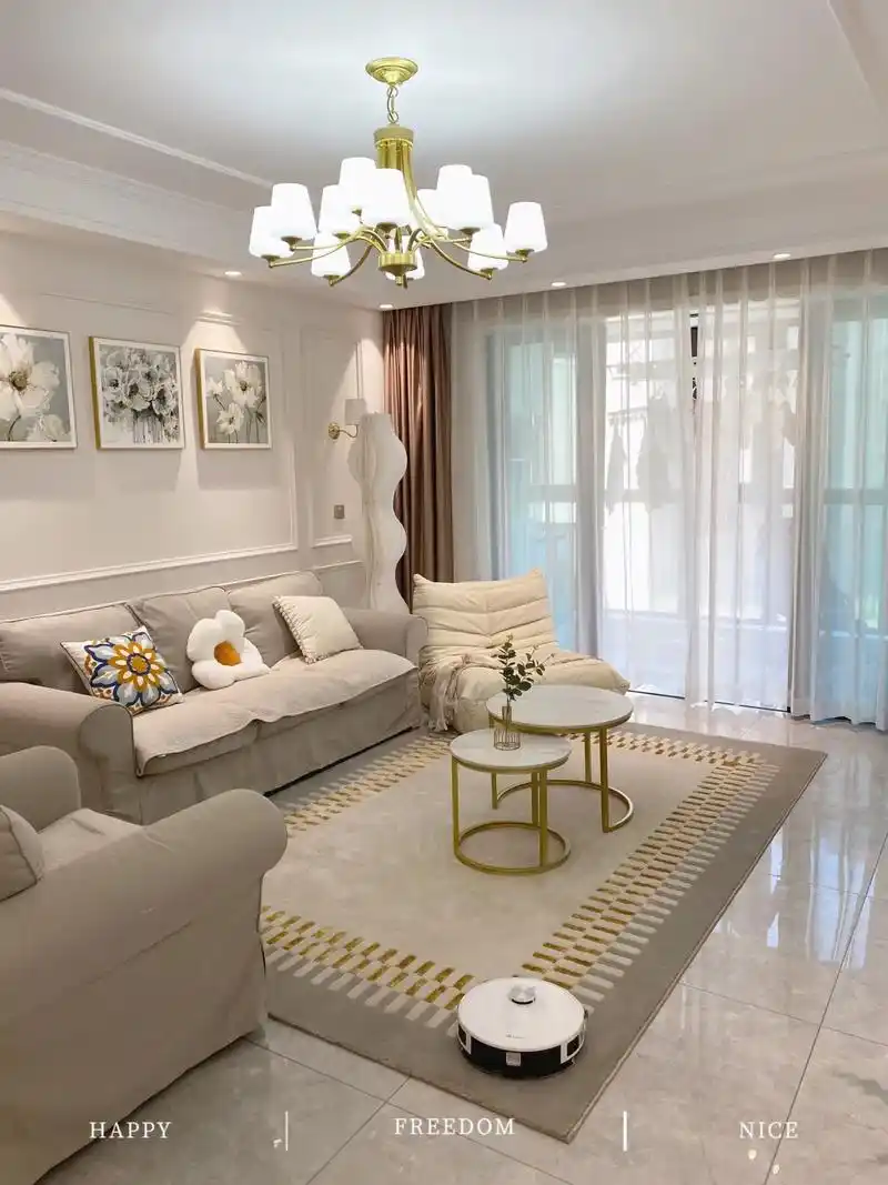 奶茶色浅色系装修,真的离不开它了……虽说我家地板的色系偏浅灰 - 抖