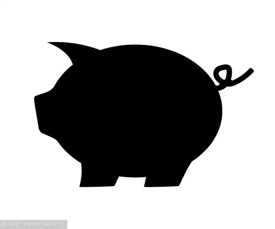 猪的剪影