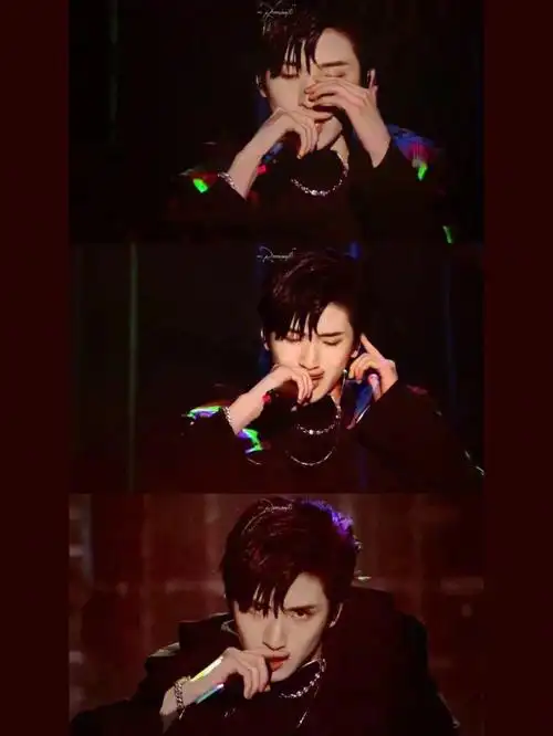 严浩翔三格拼图壁纸