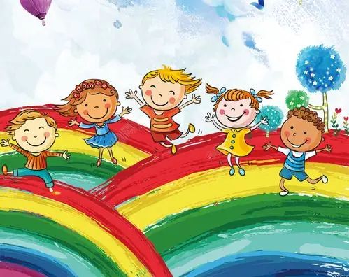 彩绘卡通六一儿童节海报背景设计模板免费下载_psd格式_1080像素_编号