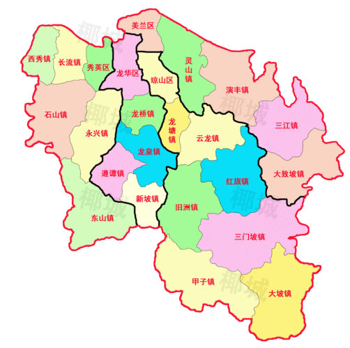 秀英区位于海口市的西北部,东接龙华区,西邻澄迈县,南与定安县接壤,北