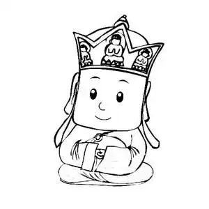 卡通唐僧简笔画图片