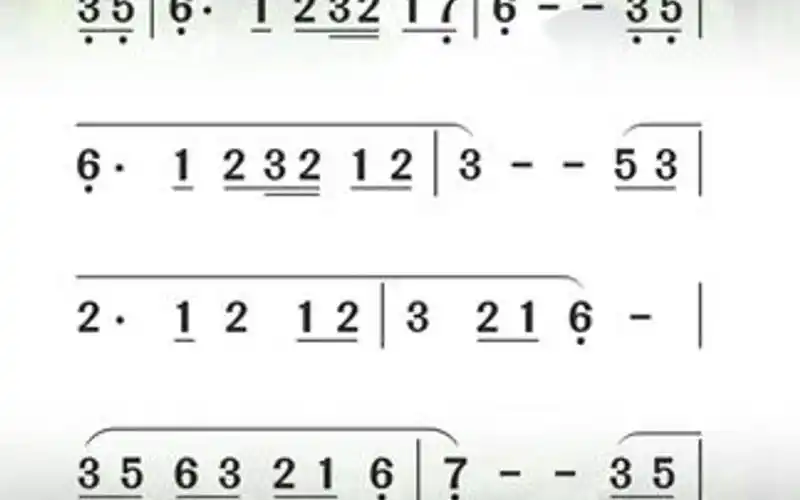 远风,陶笛动态简谱