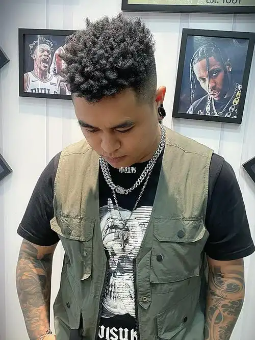 非洲经典黑人烫