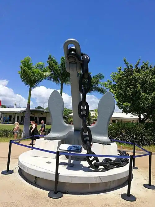 原美军舰艇一个锚,重8.5吨