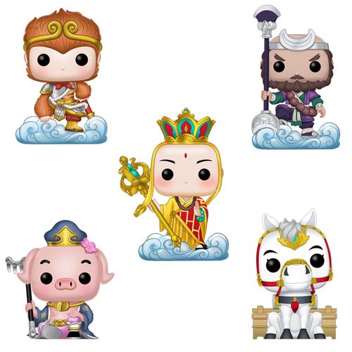 酷乐潮玩 pop asia-西游记手办孙悟空猪八戒沙僧唐僧手办潮流摆件