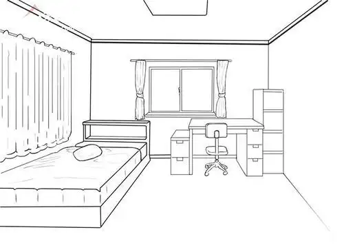 室内场景简笔画集