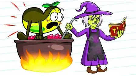 牛油果动画:女巫把爱娃抓了熬汤,一不留神她爬了出来!