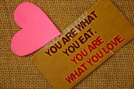 为爱吃狂字写文字你就是你吃的东西.你是你所爱的人.