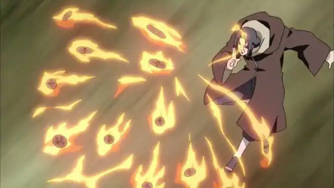 宇智波一族最拿手的火遁术鼬神是凤仙花爪红斑爷则是豪火灭却