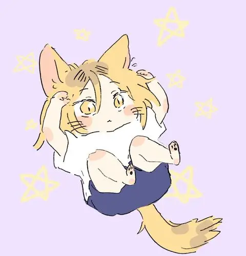 猫耳少年萌手绘pixiv头像情头