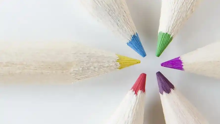 壁纸 彩色铅笔,点,模糊