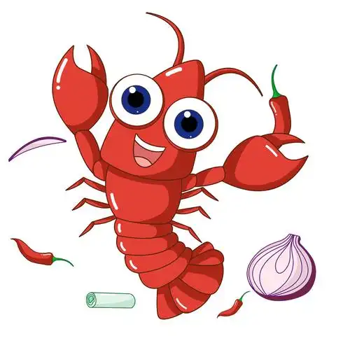 小龙虾卡通素材-小龙虾卡通图片-小龙虾卡通素材图片下载-觅知网