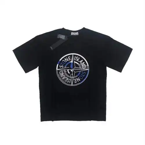 stoneisland石头岛夏流行圆领罗盘短袖休闲男士t恤