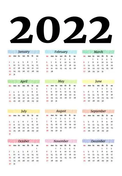 2022年日历_高清2022年日历大全_正版2022年日历素材下载_第2页-veer