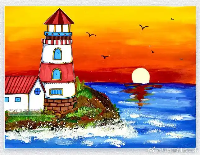 创意儿童画##水粉,丙烯画