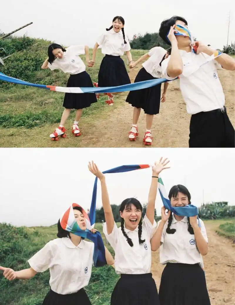 91多人写真第一弹 五月去厦门镇海角拍摄了一组五人的多人写真,大家