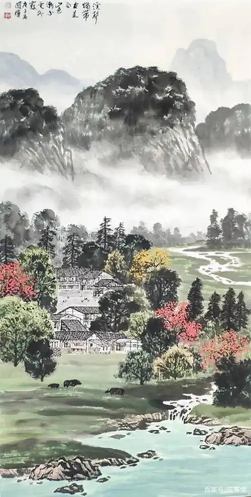 岭南画派传人关伟山水画新展,画中聆听宇宙之声