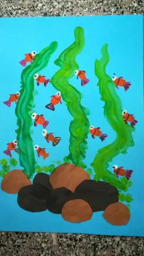 手指点出来的小鱼