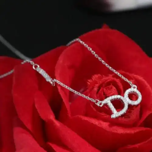 do字母钻石感项链火夏季 - 饰品/流行首饰/时尚饰品新 - 备货网