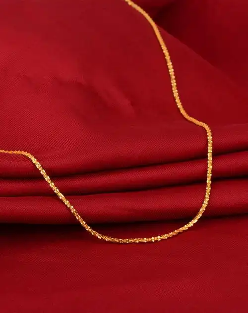 黄18k金项链满天星(2.06克)