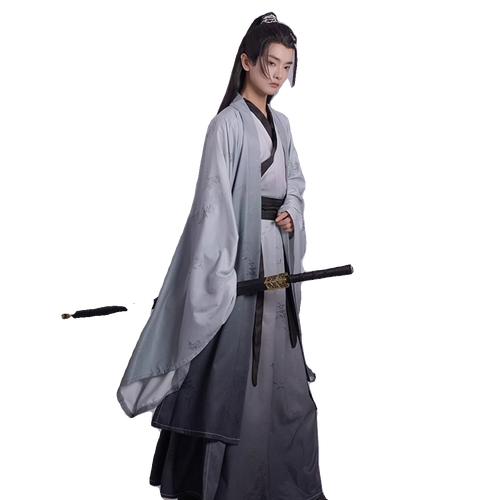 出租竹音魏晋汉服男套装古风男士仙气古装男生帅气飘逸明制租赁