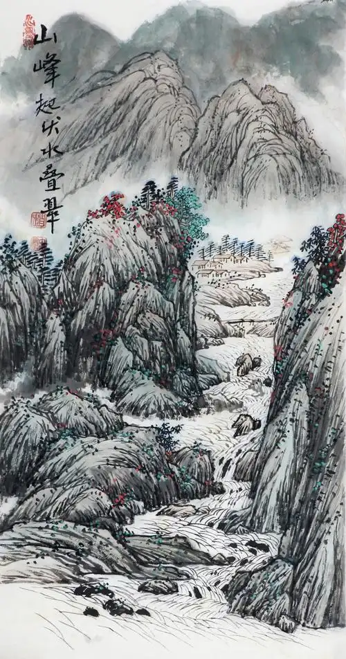 中国画名家——画家赵春林作品欣赏_山水