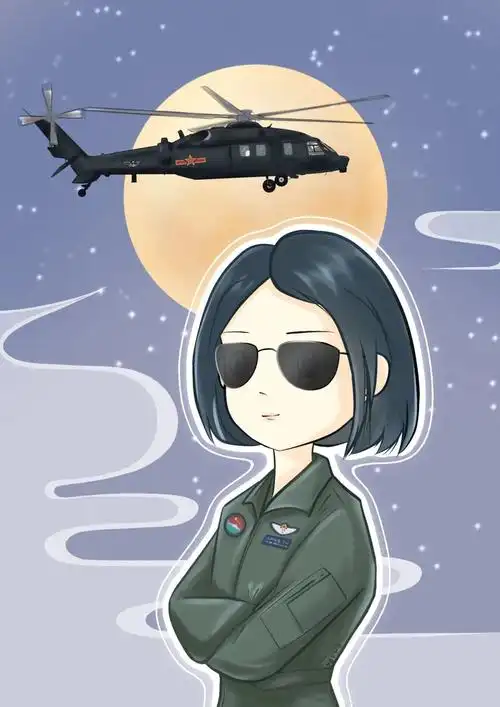 中秋佳节送你一组军人漫画壁纸