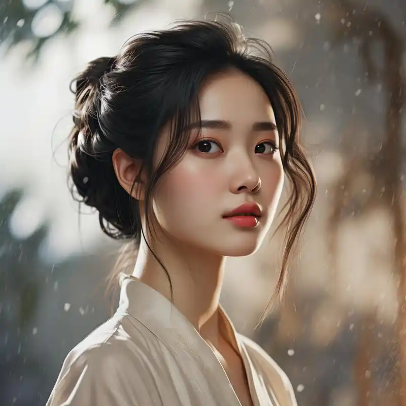 92 绝美真人女生侧脸头像 95 哇塞,看看这些真人女生侧脸头像,每