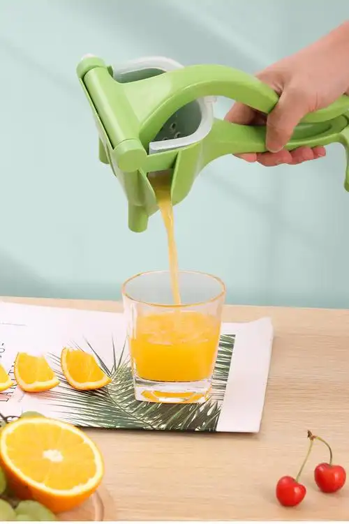 拜杰手动榨汁机 家用小型手压汁器 简易榨汁器 水果压汁机