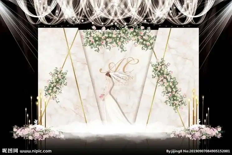 婚礼喷绘素材图片