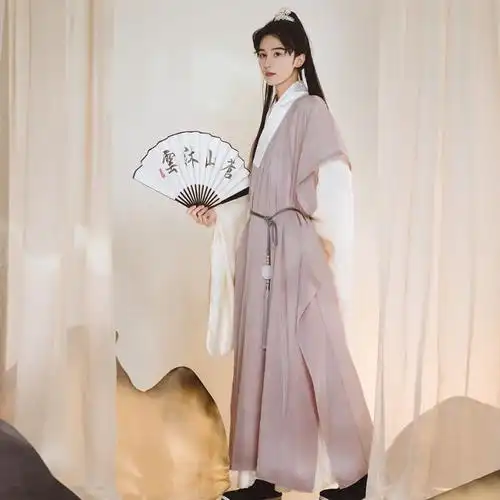 仙气古风套装明制改良汉服男道袍学生古装汉服超仙春夏新款演出服