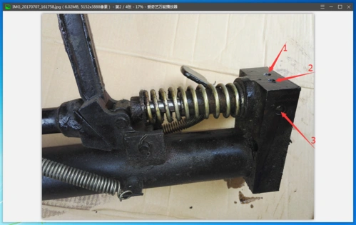 手动地牛叉车液压部分的拆装这样操作