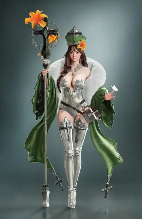 国外3d艺术家 hyeonwoo seong 性感 唯美 女性 游戏角色