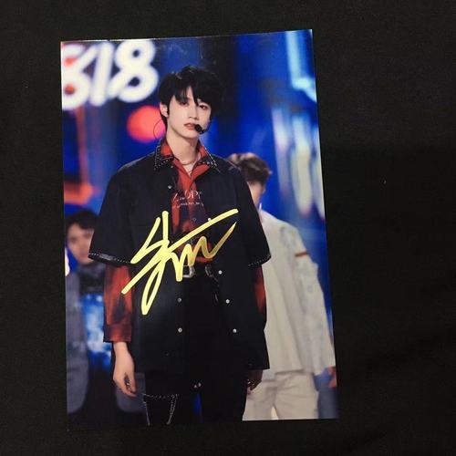 tf家族三代朱志鑫亲笔签名照亲签保真粉丝应援周边产品收藏无印刷