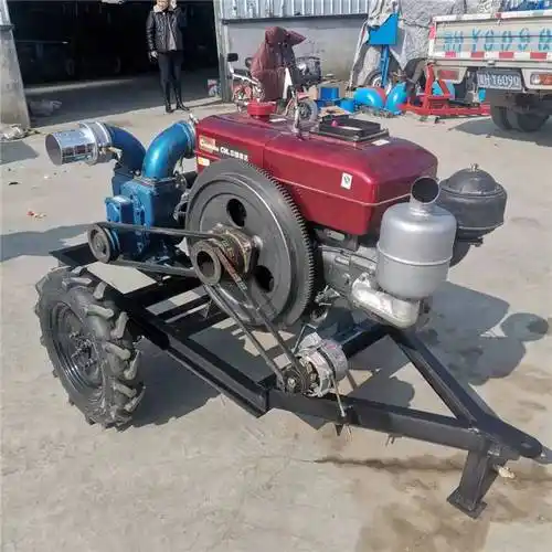 拖拉机带喷灌泵大流量防汛泵抢险抽水泵农业灌溉柴油抽水泵