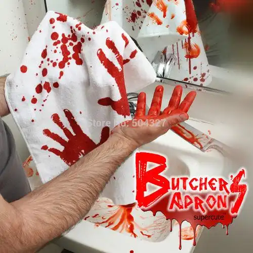 wholesale 200pieces bloody  bbq kitchen  apron butchered