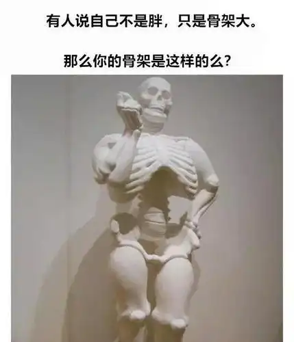 你不是胖,只是骨架比较大
