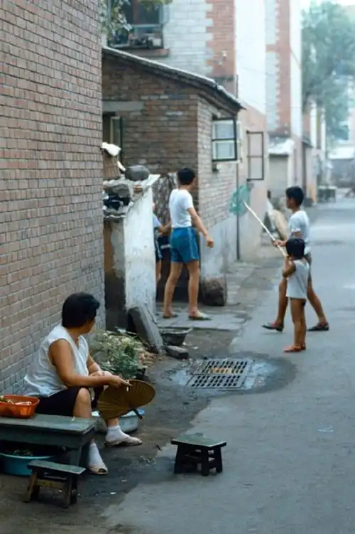 老照片:八十年代老北京的夏日生活