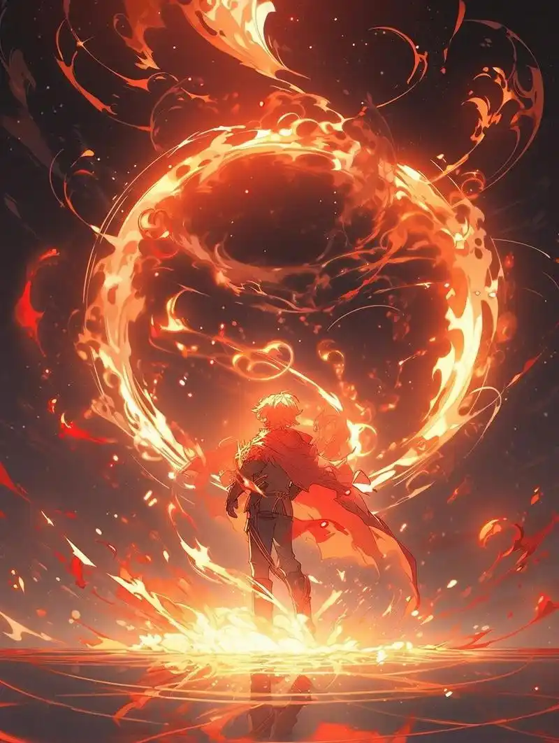 烈火燎原,含咒语  fire spring  今天,我成功地搓出了一个高效的咒语