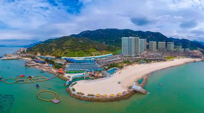 福建频道  今年五一假期,坐落於"福州最美海湾"——连江定海湾的蛤沙