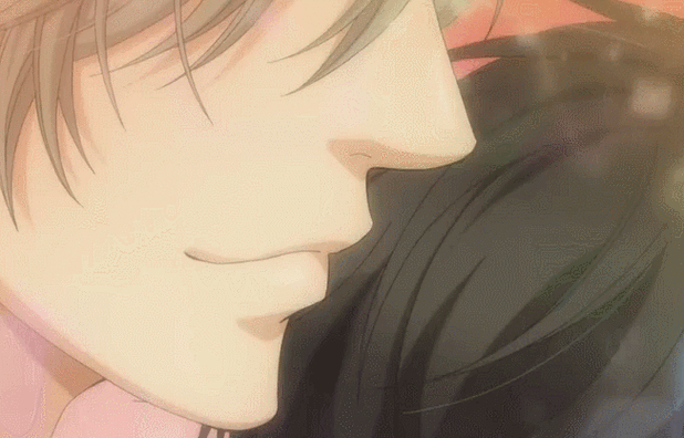 super&lovers亲吻喜爱日漫海棠晴爱心gif动图_动态图_表情包下载_soo